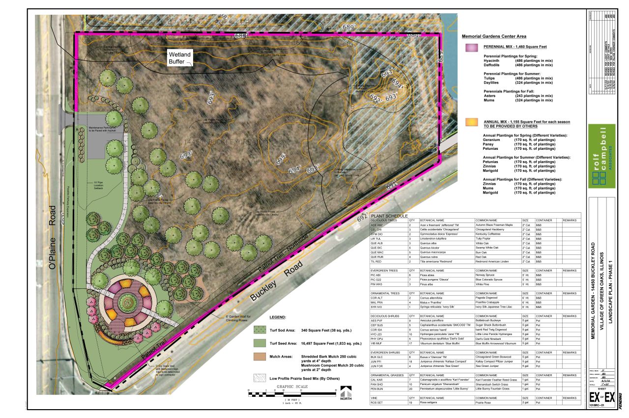 Green Oaks Memorial Garden Village of Green Oaks